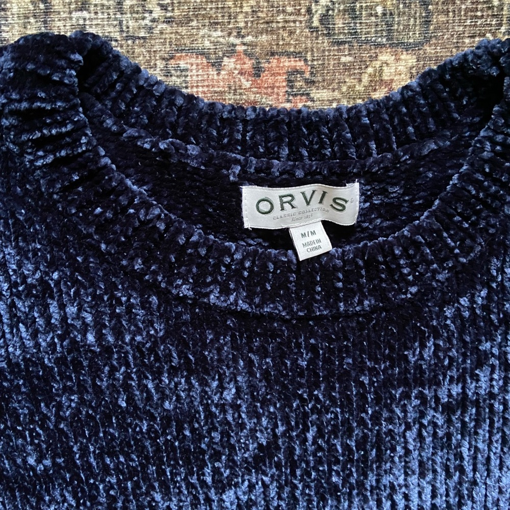 Orvis Chenille Crew Neck Sweater
